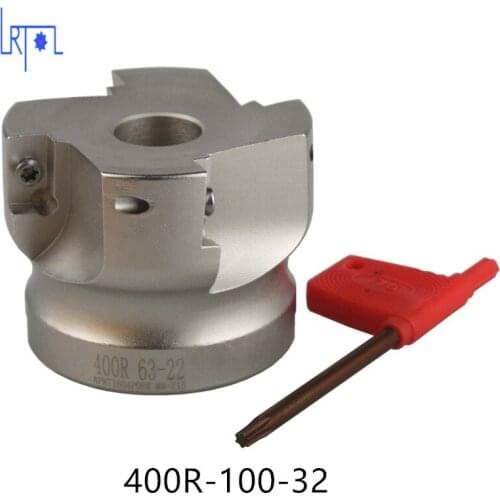 Livraison Gratuite BAP400R-100-32-6T Visage Fraise Outils Pour CARBIDE Inserts Convient Pour NC/CNC Machine face milling cutter