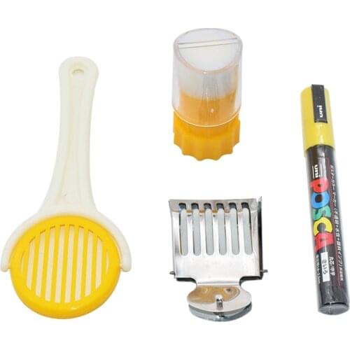 Beekeeping Queen Bee Marking Kit Queen Marking Tube Cage for Beekeeper Beehive Queen Marking Tools