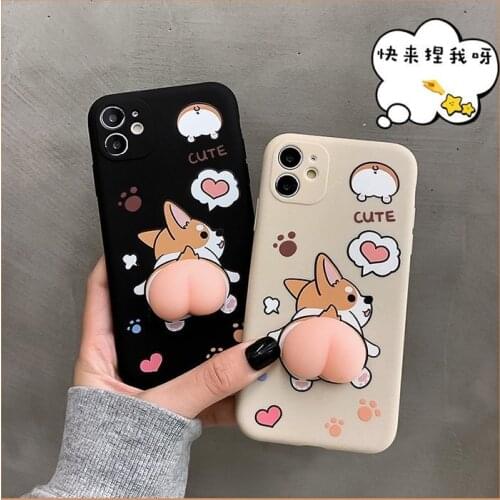 Cute Dog Ass for Huawei MATE40 Soft Shell Huawei Nova 7i Case Phone Case