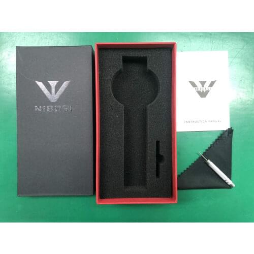 NIBOSI Original Watch Boxes Dropshipping Gift ( Red Black, Ship with Watch Only )