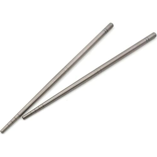 Titanium Alloy Chopsticks Screw Apart Metal Tableware Pure Portable Travel Camping