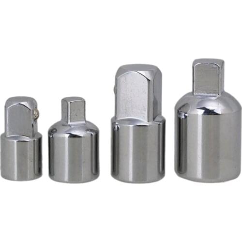 4pcs Ratchet Socket Adapter Reducer Converter Set Tool Kit 1/4" 3/8" 1/2" Reducing Adaptors ConverterHand Tools Drive Tool