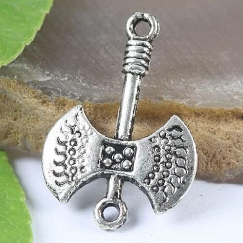 10pcs 24x16mm Tibetan Silver color Ax charms H0016