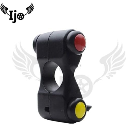 Motorbike control light horn power scooter switch universal additional switch motorcycle switches black extra moto controller