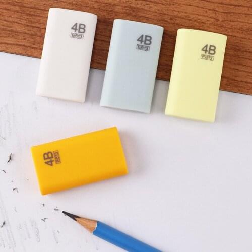 Cute 4B Eraser Clean 1Pcs Pencil Ereser Rubber Eraser for Student Office School Writing Drawing Cleaner Stationery Supplies