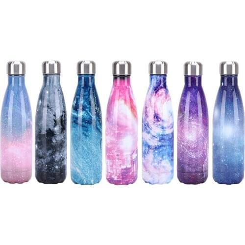 Starry Sky Series LOGO Custom Thermos Bottle Vacuum Bottles Stainless Steel Water Bottle for drinkingPortable Sports Gift Cups