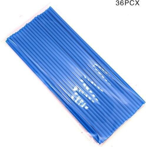 36Pcs Bike Motorcycle Dirt Decoration Motocross Wheel Spoke Wraps Rims Skins Protector Covers Decor