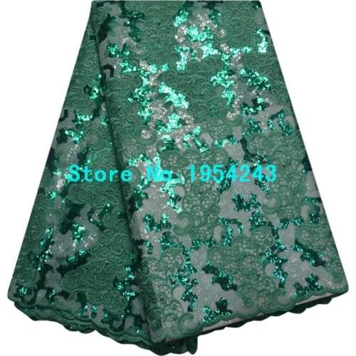 High Quality African Organza Sequin Lace Fabric Hot Sale Nigerian Wedding Dress Double Organza French Net Lace Fabric KS1071