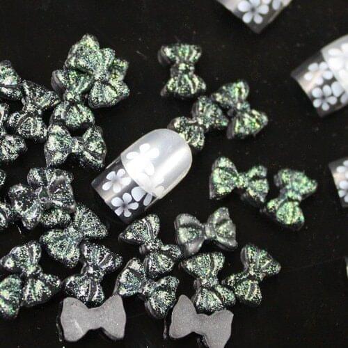 10*7mm bowknot design Resin Flatback beads for Nail Art Scrapbooking DIY 200pcs