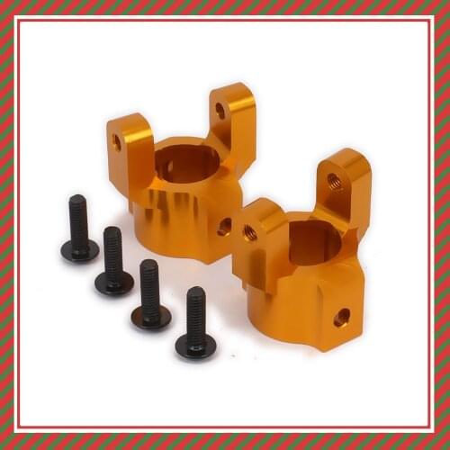 2pcs RCAWD Alloy Aluminum Steering Knuckles Hub Carrier(l/r) Rc 1/10 Axial Scx10 Upgraded Hop-Up Parts SCX0001AX30496