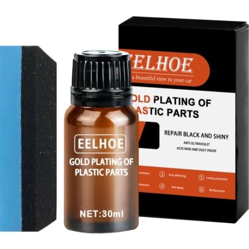 30ml Car Plastic Parts Refurbish Agent Plastic Refurbishing Agent Instruments Panel Plastic Parts Retreading Restore Agent Wax