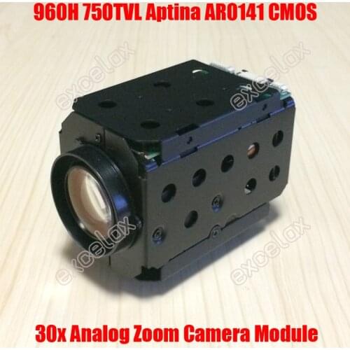 960H D1 700TVL 750TVL Analog 18x Optical 30x Motorized AR0140 CMOS CCTV Zoom Camera Module IR CUT Auto Focus for PTZ Speed Dome