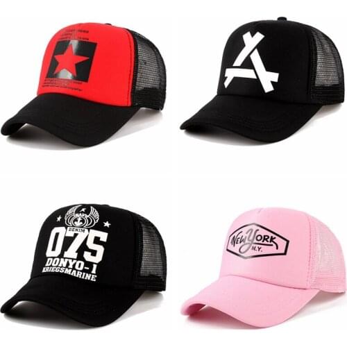 2021 Fashion Brand Baseball Cap Women Baseball Hat Breathable Men Women Summer Mesh Cap Baseball Caps Gorras Dropshipping DT8005