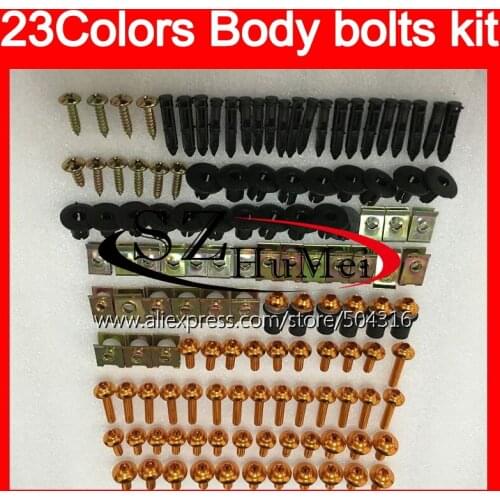 Fairing bolts full screw kit For Aprilia RS4 125 RS125 99 00 01 02 03 05 RS 125 1999 2000 2001 2005 Windscreen bolt screws Nuts