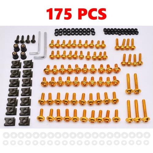 For BMW C400GT C600 C650 C650GT Sport F650GS F700GS F800R Universal Motorcycle Fairing Screws Windscreen Body Spring Bolts Kit