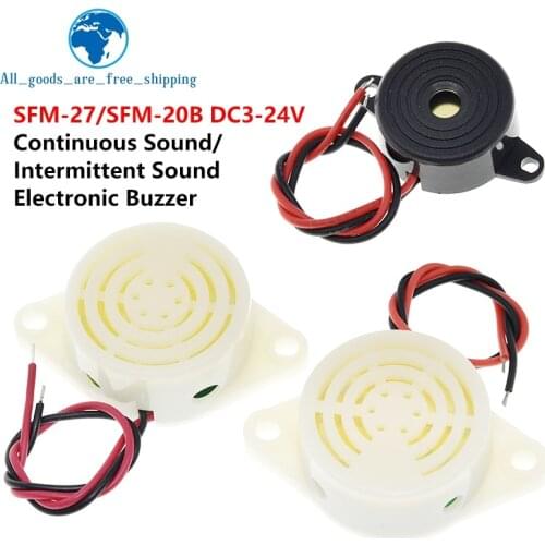 1pcs/Lot 95DB Alarm High-decibel 3-24V 12V Electronic Buzzer Beep Alarm Continuous Beep for Arduino SFM-27