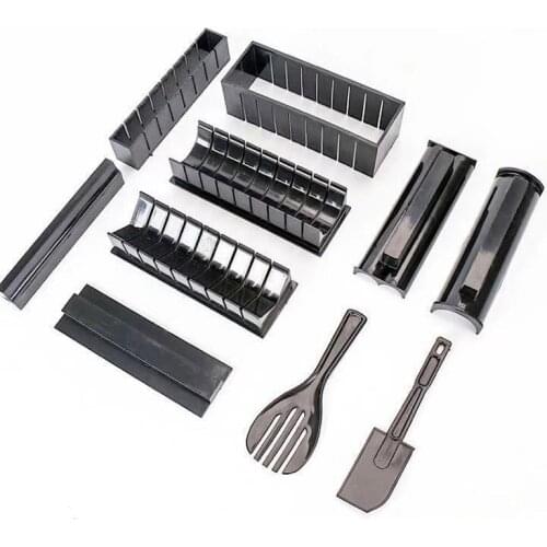 10pcs Sushi Maker Rice Mold High Quality Japanese Rice Ball Cake Roll Mold Multifunctional Mould Making Sushi Tools