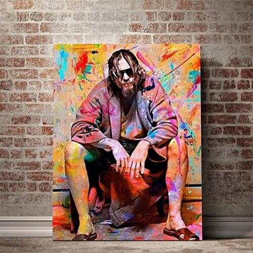 Canvas Art Print Posters The Big Lebowski Toilet Canvas Painting Movies Art Wall Picture for Living Room Vogue Home Decoration