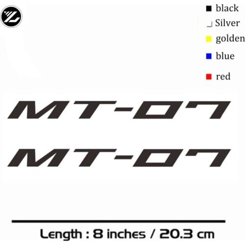Motorcycle personality body sticker Windshield model logo sticker for Yamaha MT07 MT 07 mt07