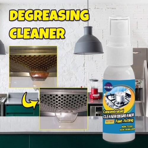 30ML Kitchen Grease Degreaser Kitchen Cleaner Spray Concentrated Cleaner/Degreaser Fast-acting Cooktop Cleaner Dropshipping