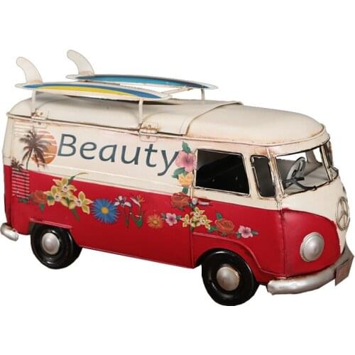 American retro creative napkin drawer, tissue box, Car, van, bus, Bar Restaurant Hotel home living room decoration ornaments