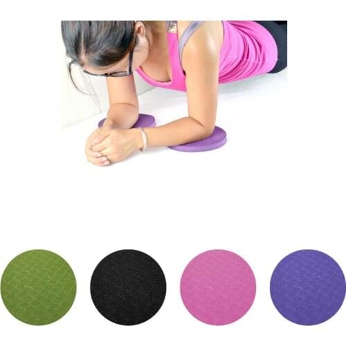 Round Yoga Support Mat Convenient Carry Yoga Round Pad Sports Balance Protection Workout Circle Pad Non-slip Thickening