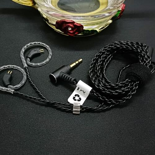 DIY 0.78mm 2 Pin Upgrade Cable for Weston TFZ 1964 W4r Um3x Es3 Es5 Earphone Copper Cable with Mic for IPhone Android IOS