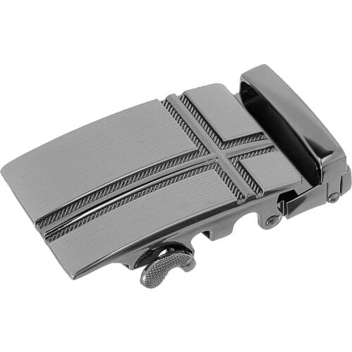 Fashion Mens Business Alloy Automatic Buckle Unique Men Plaque Belt Buckles for 4cm Ratchet For Leather Belt Accessories