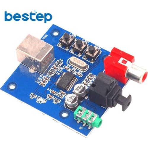 PCM2704 USB DAC USB Power fiber optic coaxial analog output for Raspberry Pi Raspbian RaspBMC Windows 7 need no drive