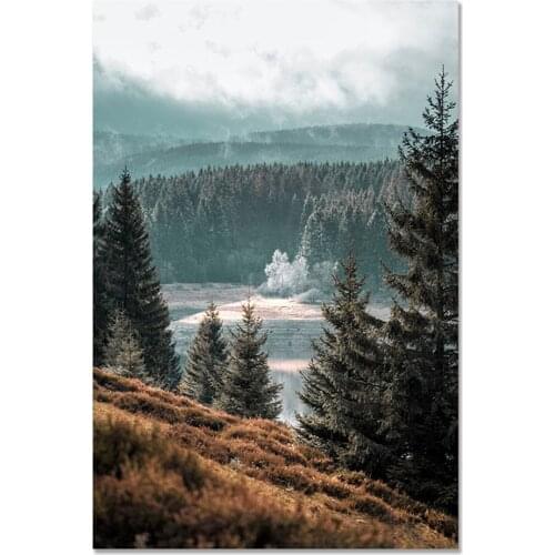 Landscape Lake Nature Scenery 11CT Cross-Stitch Embroidery Full Kit Handiwork Handmade Sewing Needlework Christmas Magic Mulina