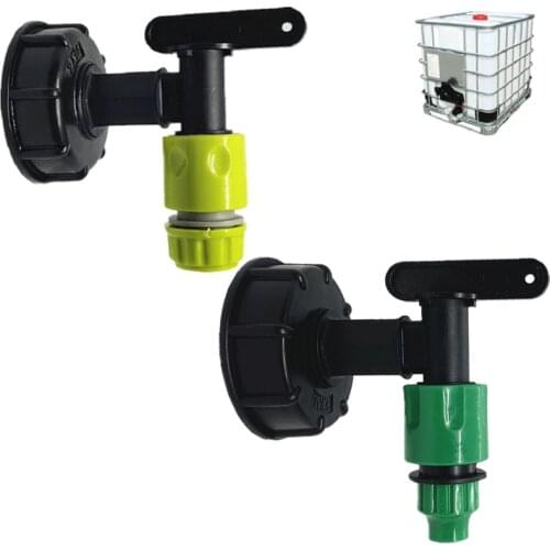 Durable Thread Garden IBC Tank Valve IBC Tank Water Tap with Adapter Nozzle Hose Connector S60X6 Eco-friendly Preservative