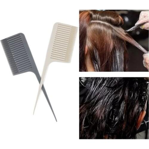 Professional Large Wide Tooth Combs Of Hook Handle Detangling Reduce Hair Loss Comb Pro Hairdress Salon Dyeing Styling BrushTool
