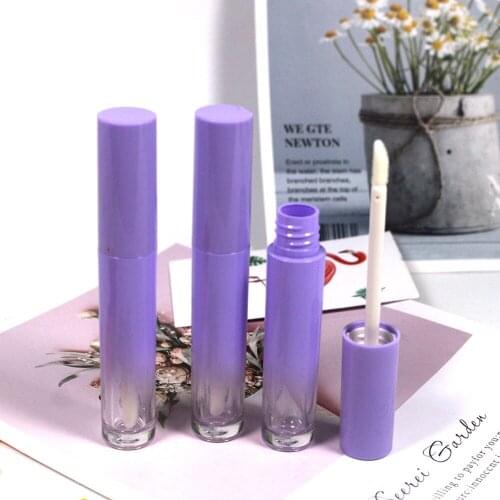 30pcs 4ml Purple Empty Lip Gloss Tubes Cosmetics Lipgloss Container with Wand Bulk
