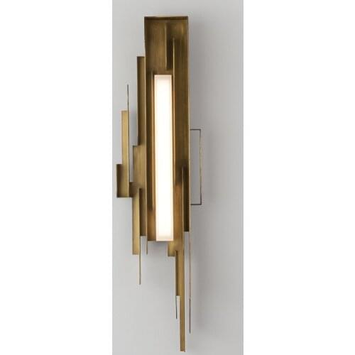 Light luxury modern living room wall light villa hotel designer model bedroom wall lamp