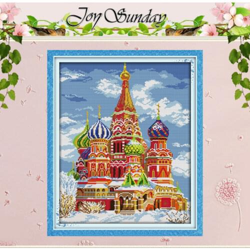 The Arab Palace Scenery Patterns Counted Cross Stitch 11 14CT Cross Stitch Sets Chinese Cross-stitch Kits Embroidery Needlework