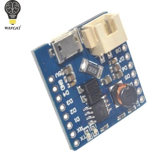 Battery Shield V1.1.0 For WAVGAT D1 mini single lithium battery charging & boost
