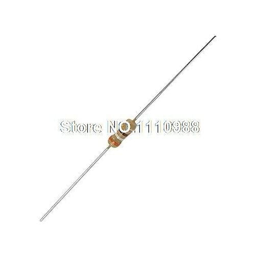 1/4W 390 Ohm Wire Leads Carbon Film Resistors 1000 Pcs