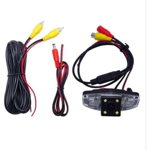 1PCS HD Car Rear View Camera Backup NTSC Reverse Parking Camera With 4LED for H onda A ccord/P ilot/C ivic/O dyssey