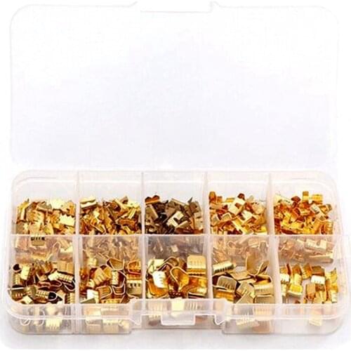 550Pcs U-Shaped Copper Butt Terminal Crimping Non-Insulated Classification Cable Shovel Cable Connector Kit DJ 453