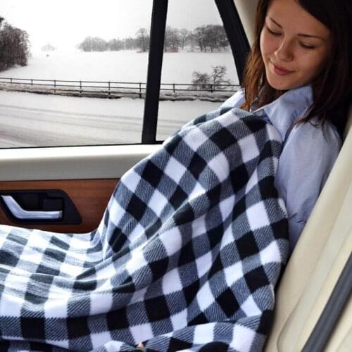 Car Supplies Winter Hot Lattice Energy Saving Switch Control Car Constant Temperature Heating Blanket Car Electric Blanket
