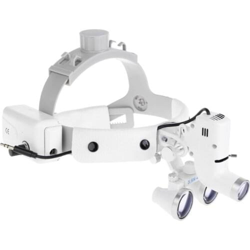 Wireless 5W LED Medical Headlamp Surgical Headlight+2.5/3.5X420mm Binocular Magnifier Dental Loupes