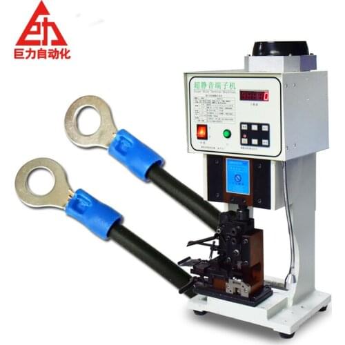 Mute terminal crimping machine connector earthing terminal press machine semi auto molex terminal crimper