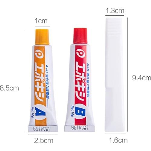 FOR Endoscope AB Glue Imported Adhesive Ceramic Glass Quick-drying Glue 2Pcs