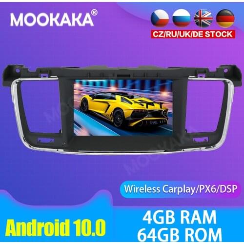 Carplay For PEUGEOT 508 2011 2012 2013 2014 2015 2016 2017 Android Player GPS Navigation Audio Stereo Radio Recorder Video Unit