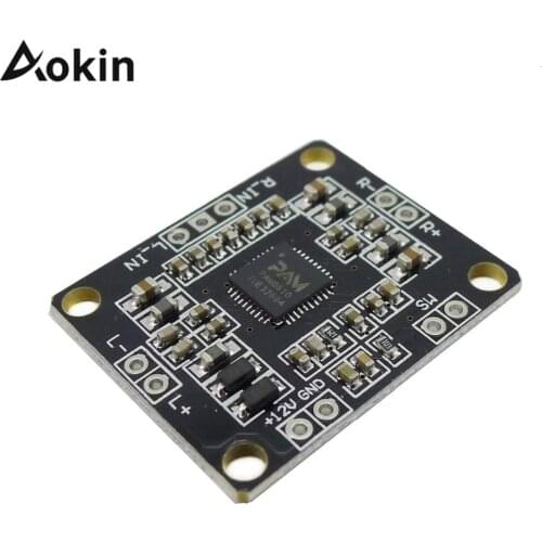 DC 6-12V PAM8610 2x15W Amplifier Board Digital Two-channel Stereo Power Amplifier Board Miniature With switch function