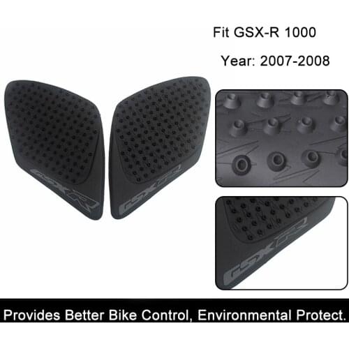 For Suzuki GSXR1000 GSX-R1000 GSX-R 1000 2007 2008 Motorcycle Anti slip Tank Pad 3M Side Gas Knee Protector Stickers