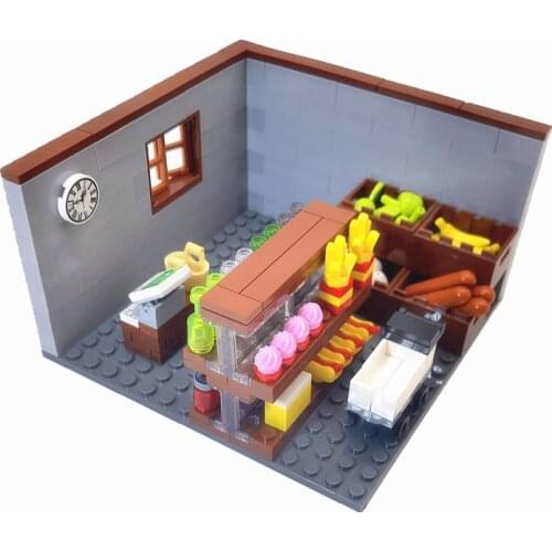 City Shop Friends Blocks Toys for Children Compatible Classic MOC Parts House Furniture Building Bricks Birthday Gift Bloques