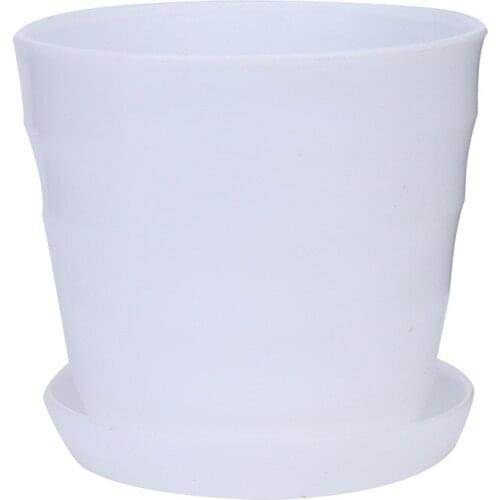 Plant Flower Pots Plastic Starting white Universal Soft Flowers Nursery Seeds Storage Pots Container Garden Decoration Z30606