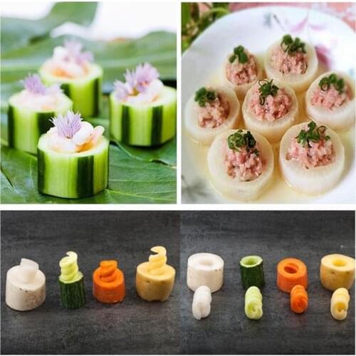 Creative kitchen tools Vegetables Spiral Knife Potato Carrot Cucumber Salad Chopper Easy Spiral Screw Slicer Cutter