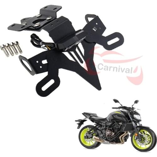 ForYamaha MT 07 FZ 07 MT07 FZ07 2013-2019 motorcycle rear license plate rear fender bracket tidy Eliminator
